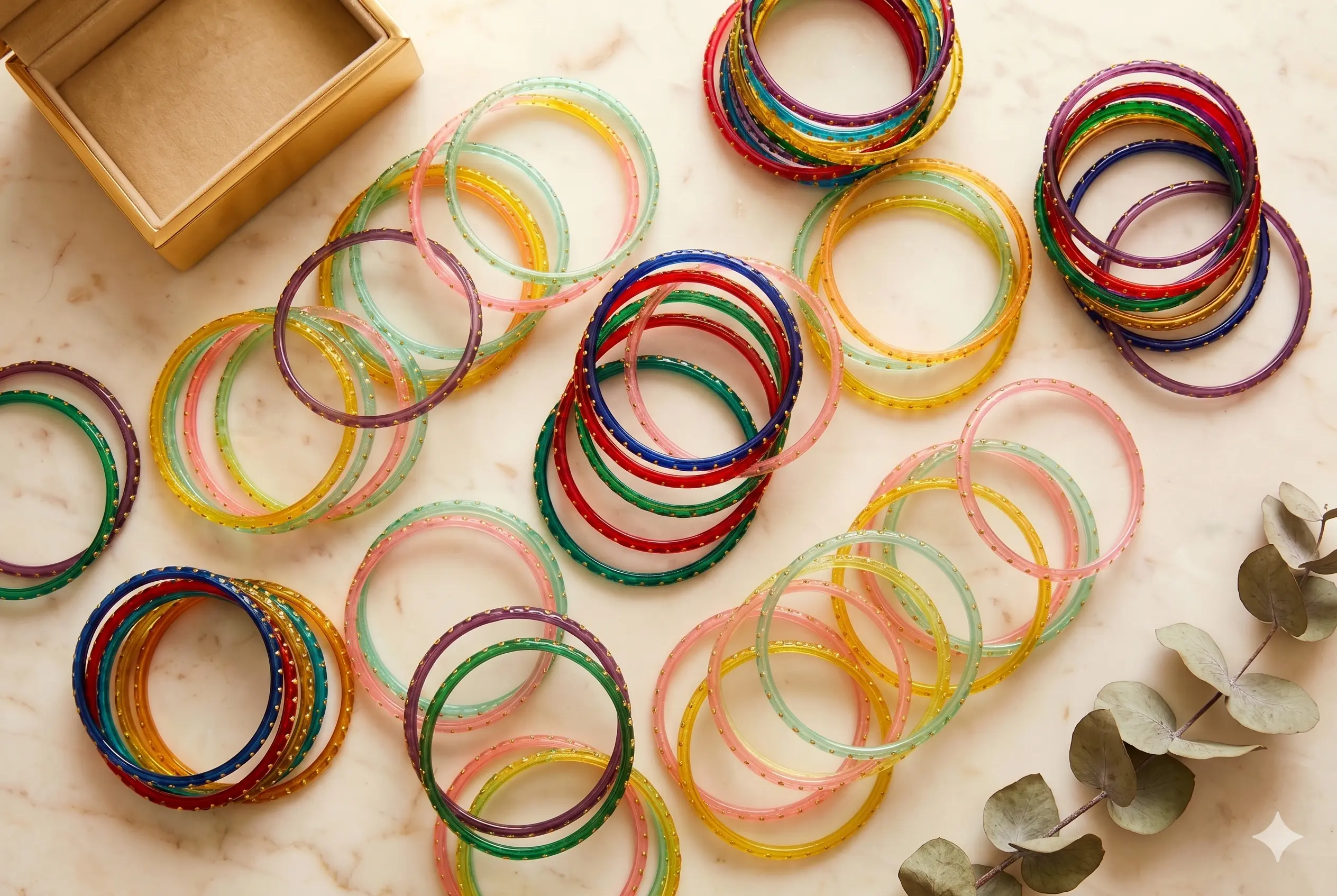 GlassHut Pure Glass Bangles